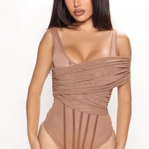 Brand New super sexy nude body suit